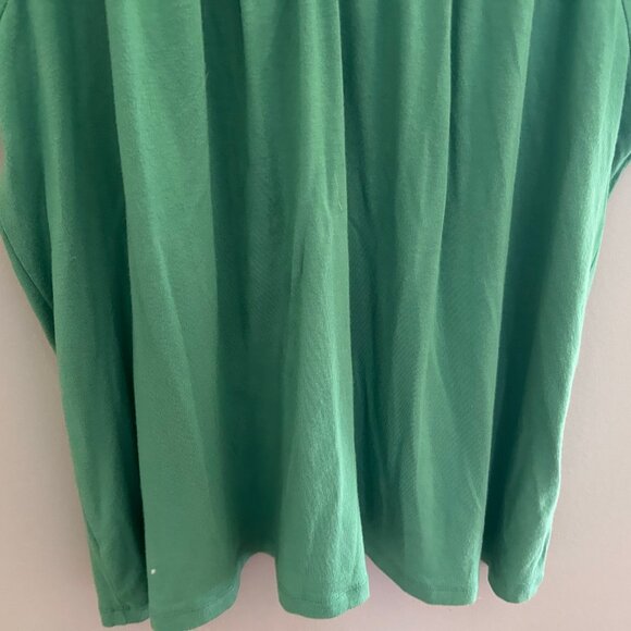 Drapey Viscose Modcloth Top - Kelly Green - XL - Picture 5 of 7